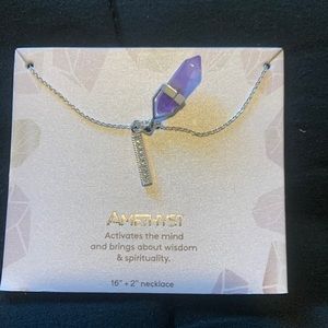 Women’s amethyst necklace